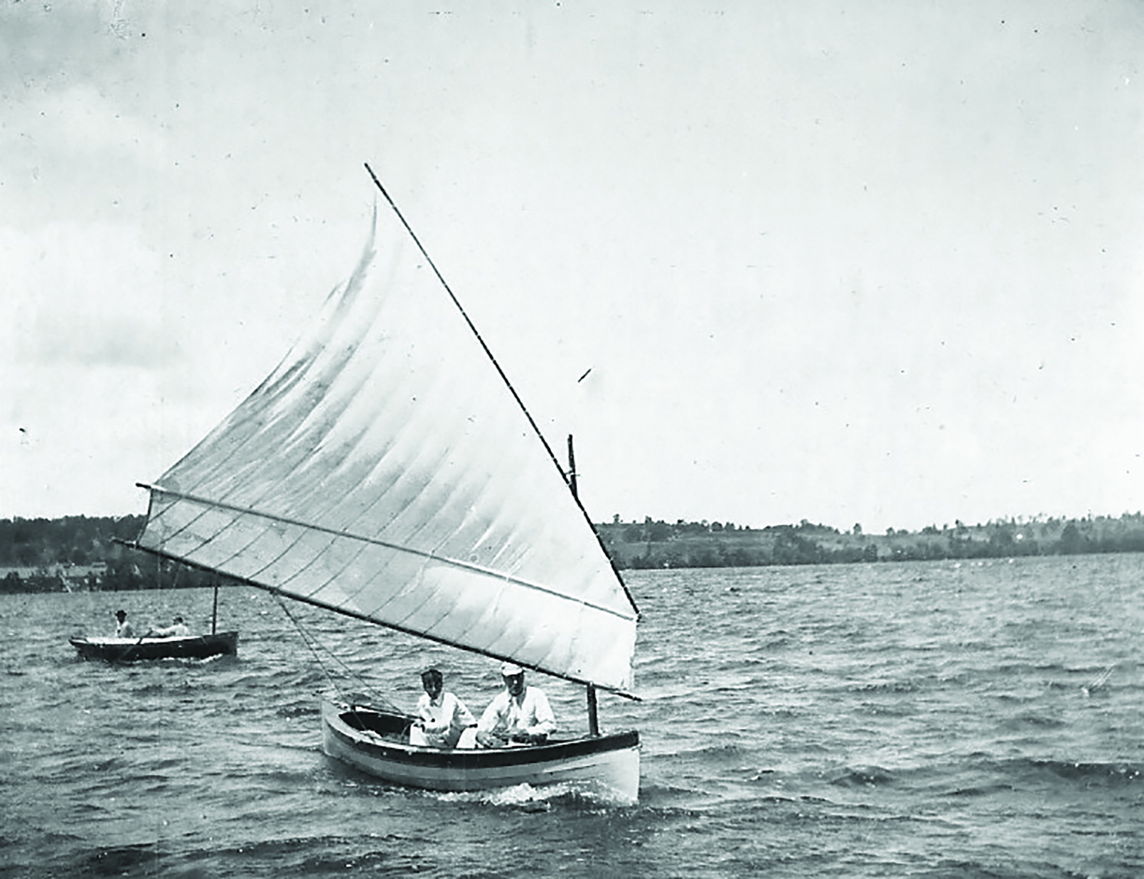 Skiff racing on Cazenovia Lake